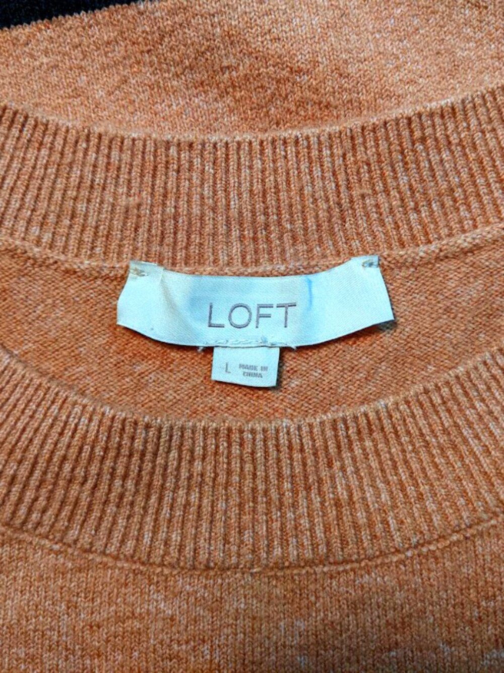 LOFT | Striped Shoulder Button Knit Sweater - Picture 9 of 11